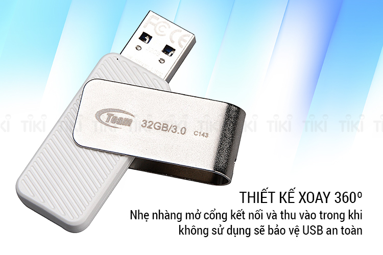 USB Team Group C143 Trắng 32GB - USB 3.0