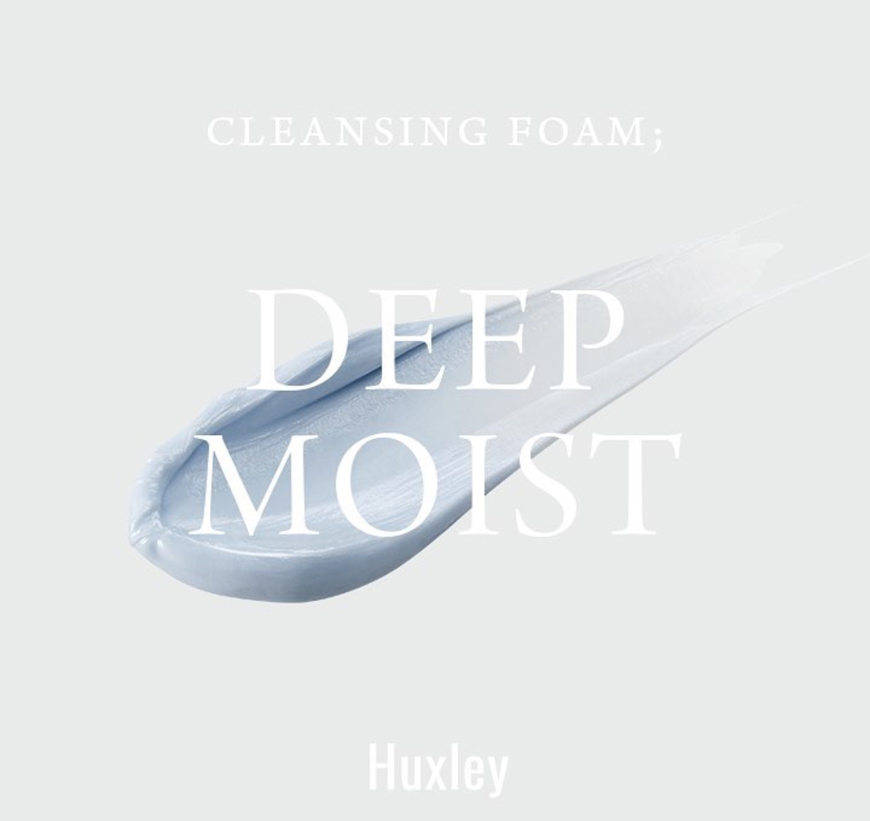 Sữa rửa mặt sạch sâu dành cho da dầu Huxley Cleansing Foam Deep Clean, Deep Moist 100g