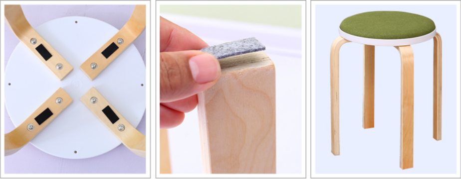 Ghế Ăn Không Tựa Bốn Chân Huaying Star HK8022