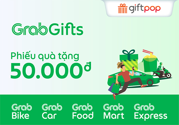 Phiếu Quà Tặng GrabGifts 50K