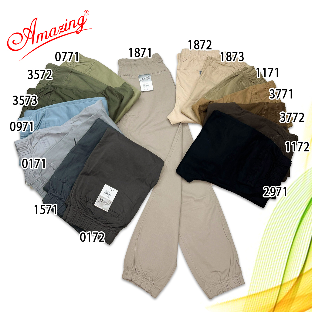 Quần jogger kaki nam cao cấp Amazing, sắc màu trẻ trung, phong cách thể thao cá tính, gấu quần bo chun, có big size