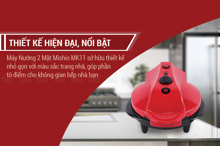 Máy Nướng 2 Mặt Mishio MK11