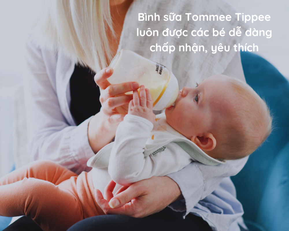 Bình Sữa PPSU Ty Siêu Mềm Tự Nhiên Tommee Tippee Natural Start 260ml, Núm Ty Của Bình 3-6 tháng (Bình Đôi)