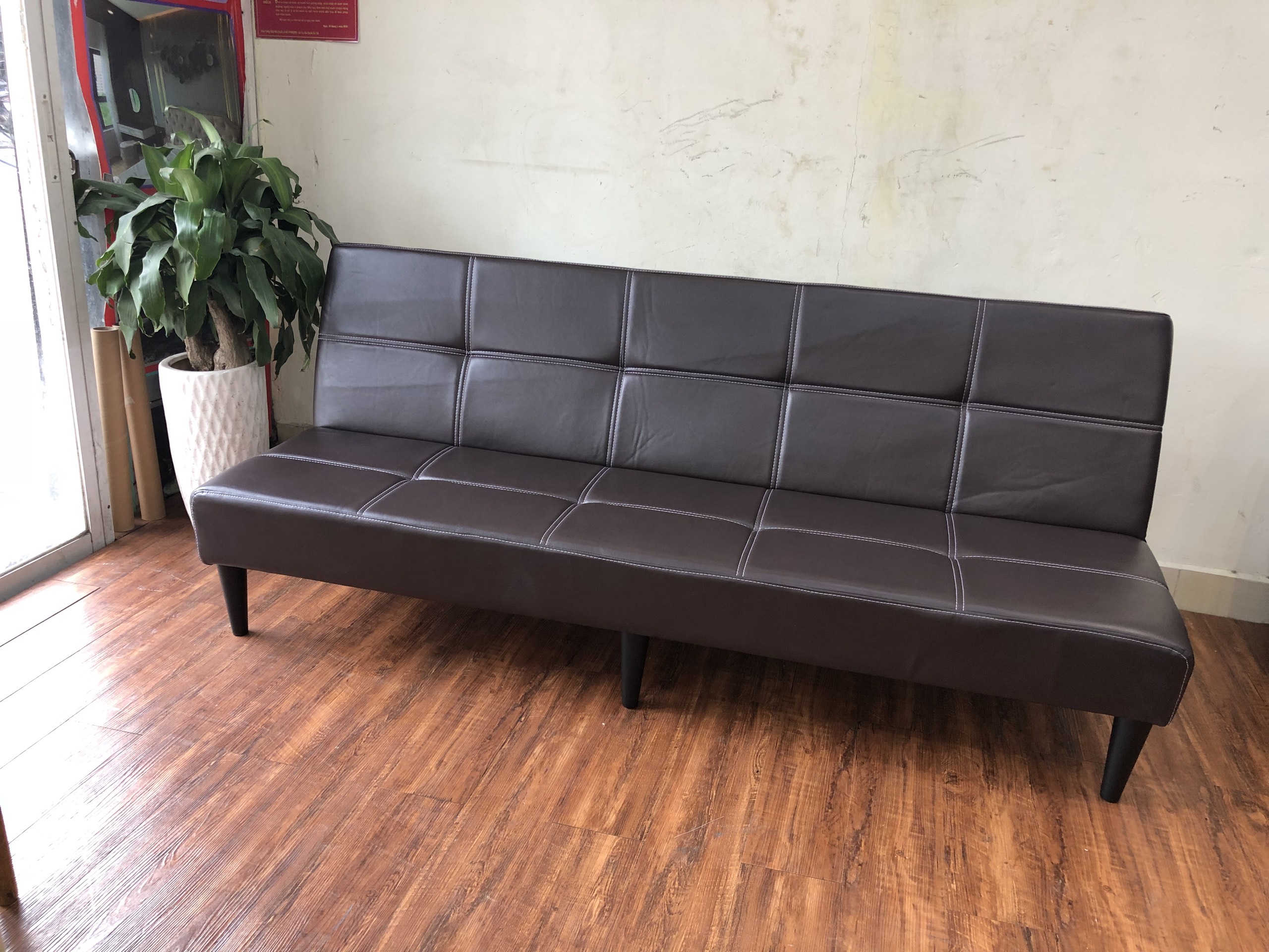Ghế Sofa Giường Bọc Da Tổng Hợp Dễ Vệ Sinh_Sofa Bed 1m8 Dành Cho Phòng Nhỏ 3