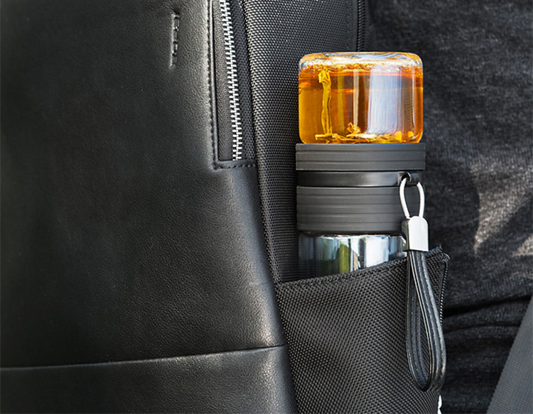 Bình Lọc Trà Travel Samadoyo C001A (238ml) - Đen