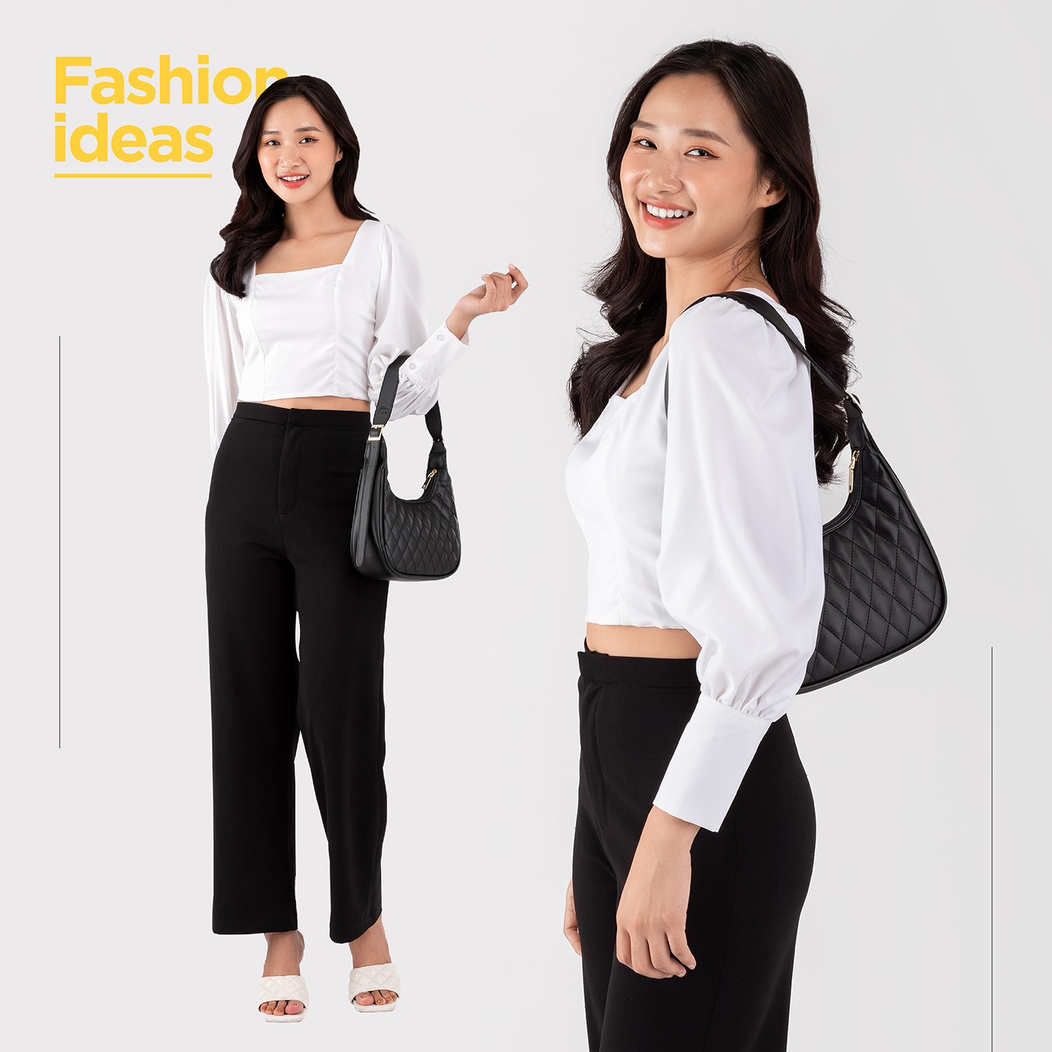 Túi Lata ( Thời trang nữ đi chơi size 27 - Túi đeo chéo da HN102 )
