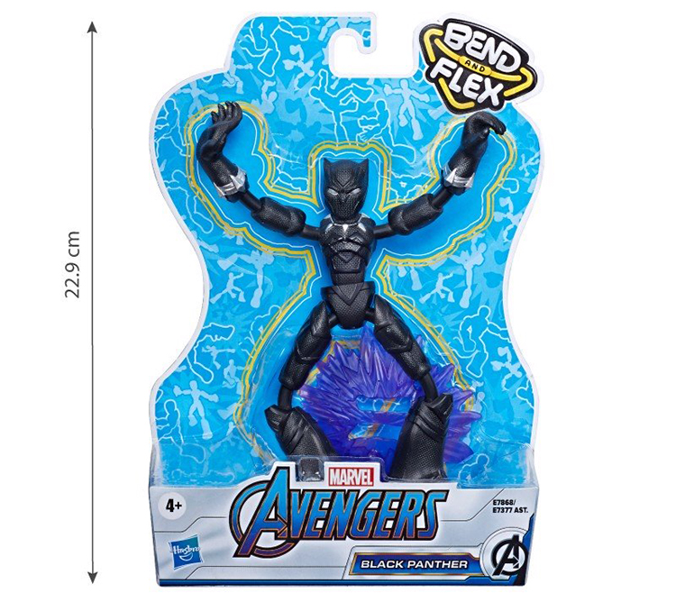 đồ chơi nhân vật black panther avengers bend n flex e7868 1