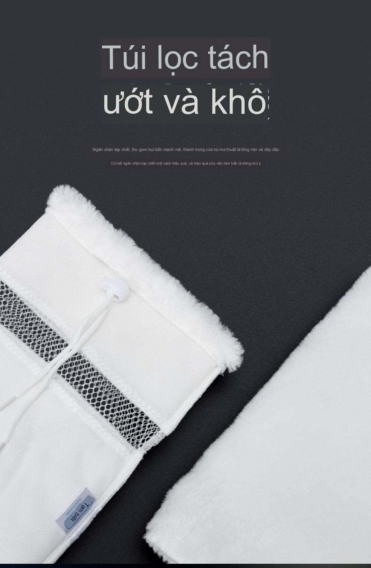 Túi Lọc Hồ Cá Loại To 20x54cm, 2 lớp siêu dầy, loại bỏ cặn bẩn, chống tràn bể cá