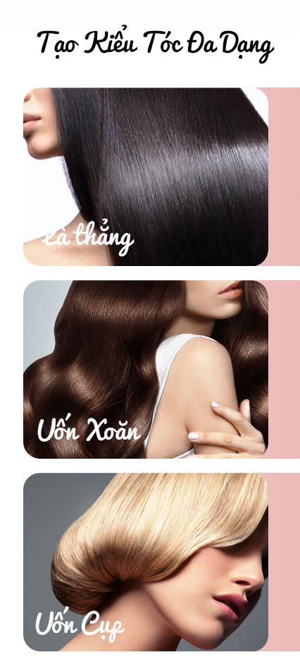 Máy Duỗi Tóc, Là Tóc Vỏ Kim Loại Cao Cấp (Có thể Uốn - Là - Duỗi)  Đa Năng Tiện Lợi, 4 chế độ nhiệt – Hàng Chính Hãng VinBuy