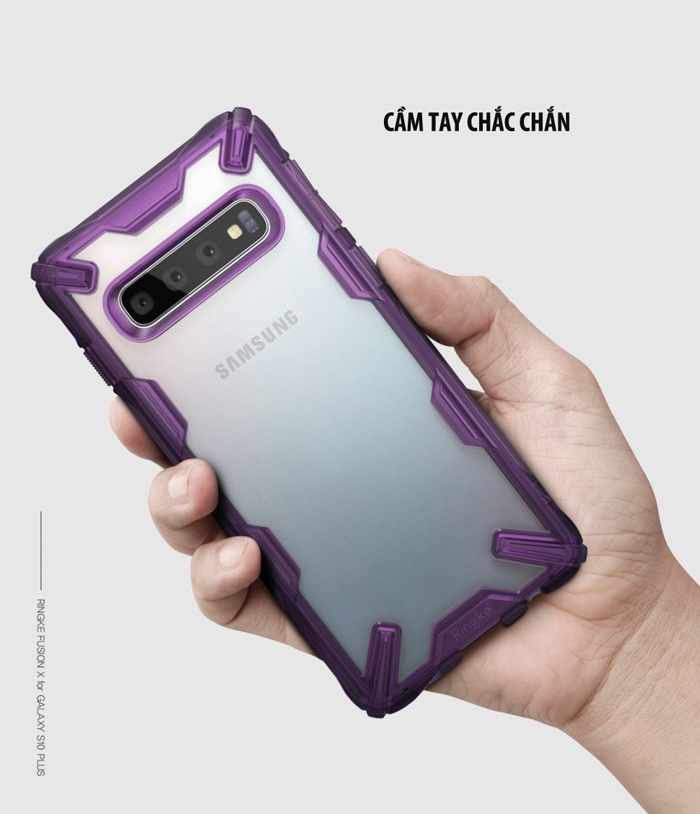 Ốp lưng Samsung Galaxy S10 RINGKE Fusion X