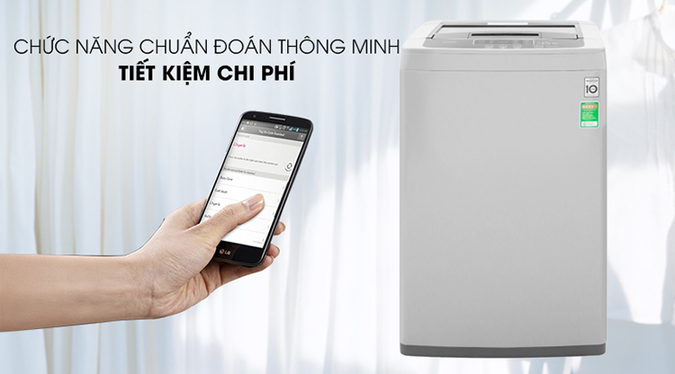 Máy Giặt Inverter LG T2108VSPM2 (8kg) - Hàng Chính Hãng - Chỉ Giao Tại HCM