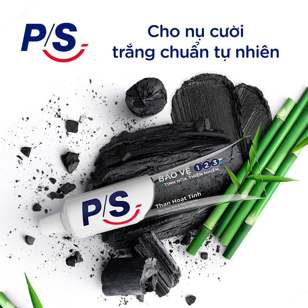 Combo Kem Đánh Răng P/S Than Hoạt Tính 230g Và Bộ 2 Bàn Chải P/S Than Bạc Combo Kem Đánh Răng P/S Than Hoạt Tính 230g Và Bộ 2 Bàn Chải P/S Than Bạc
