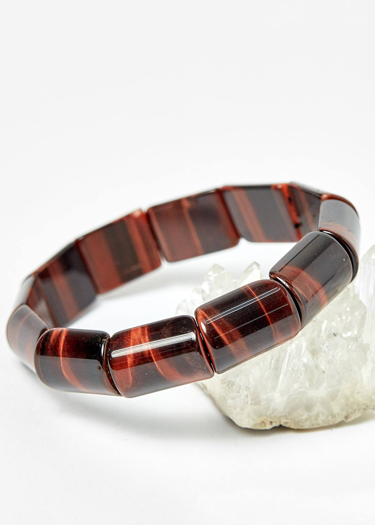 Vòng tay đá mắt hổ bản 15x13mm - Ngọc Quý Gemstones