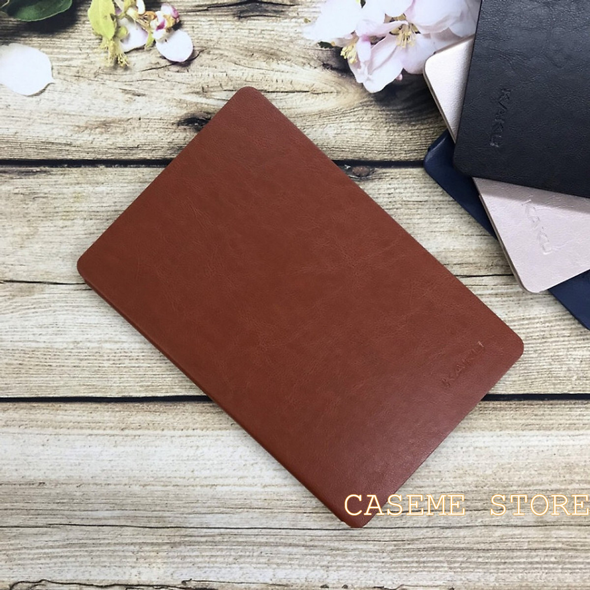 Bao da gập dành cho Samsung Galaxy Tab S7 FE (T730/T736) lưng cứng hàng chính hãng Kakusiga