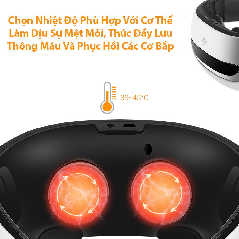 Máy Massage cổ 3D thông minh KD812A Sử Dụng Xung Điện Tần Tenst, Điều Khiển Từ Xa - Hàng Chính Hãng 11