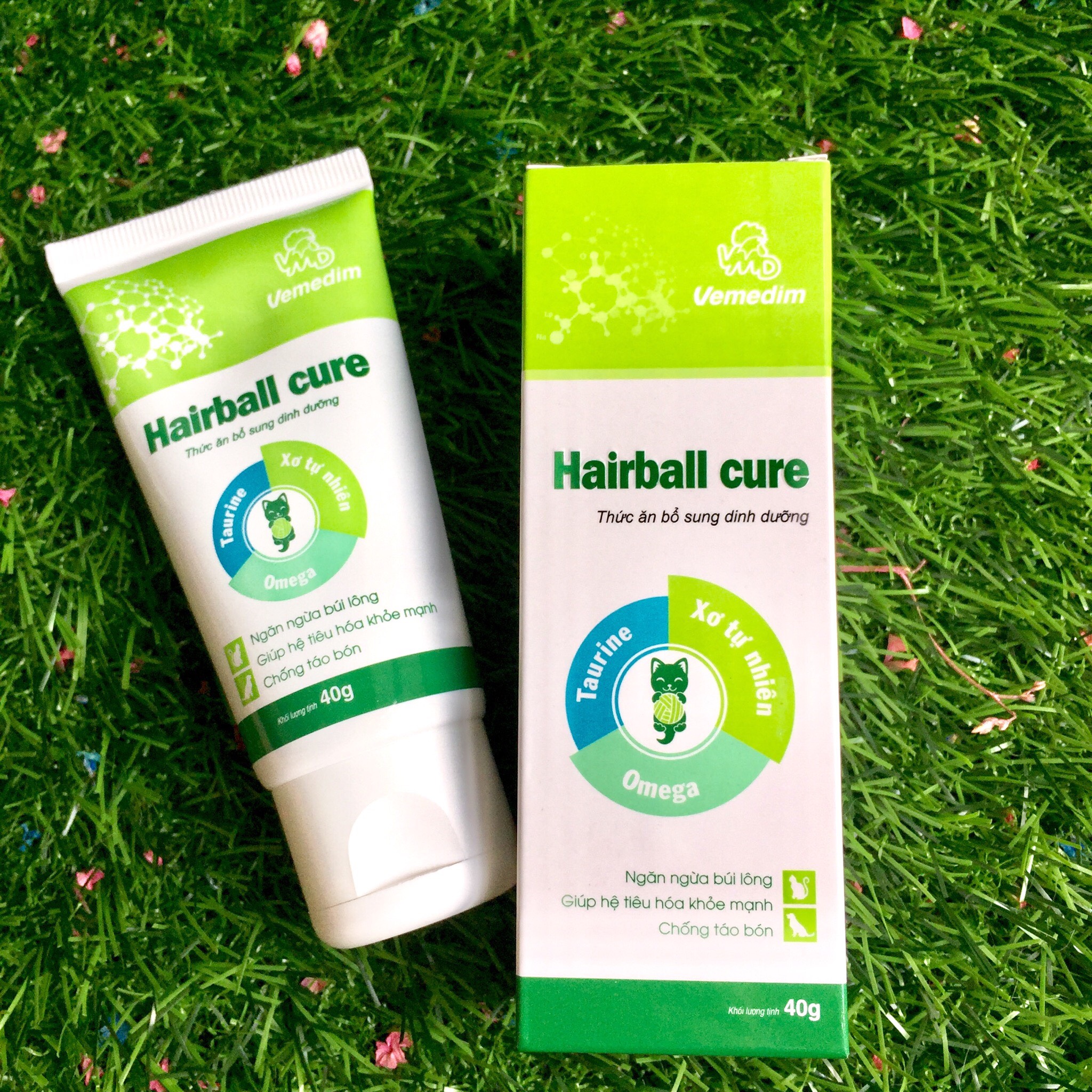Hairball Cure - Thức ăn bổ sung dinh dưỡng, làm tiêu búi lông trong dạ dày chó mèo uy tín, an toàn, hiệu quả
