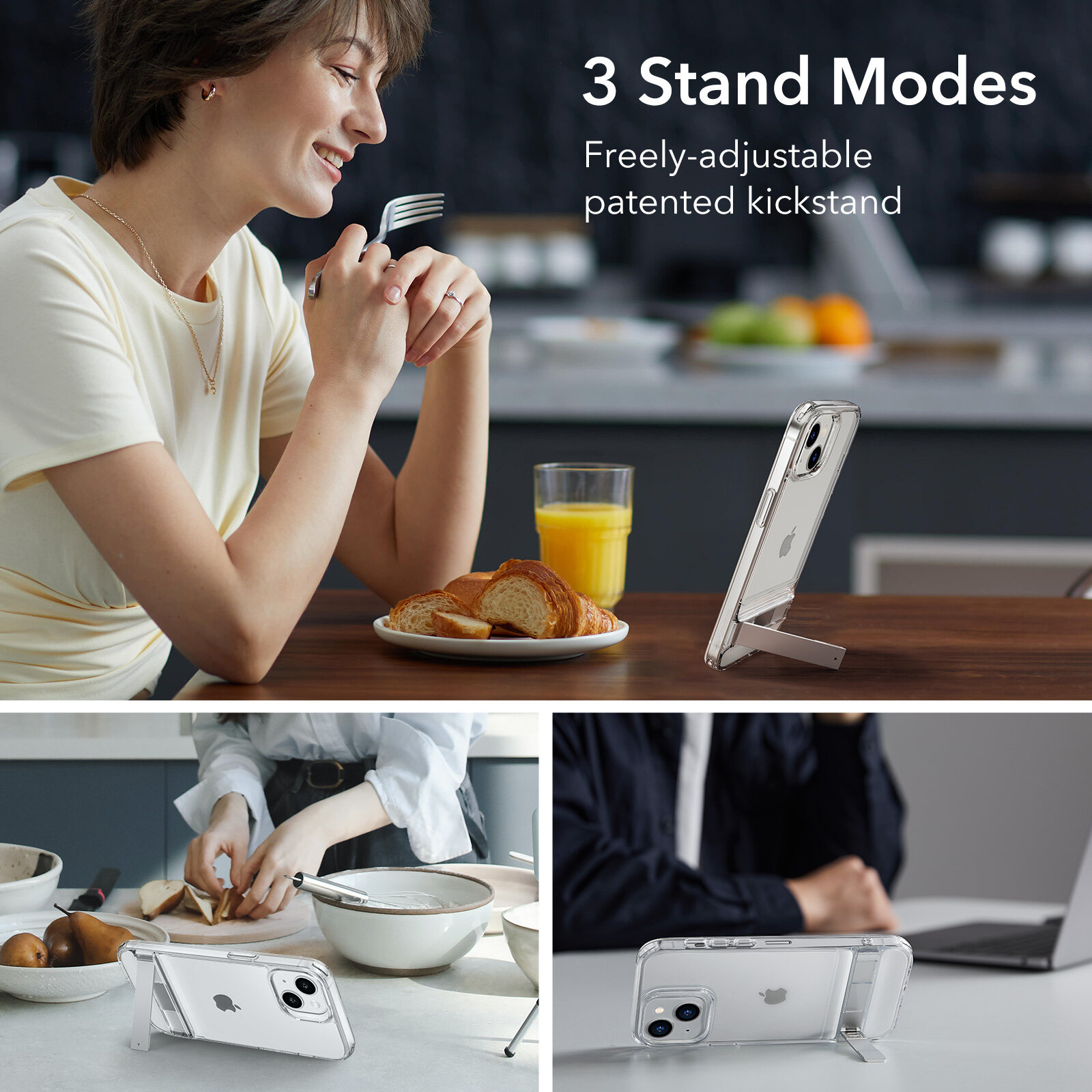 Ốp Lưng ESR Metal Kickstand dành cho iPhone 14 / 14 Plus/ 14 Pro / 14 Pro Max- Hàng Chính Hãng