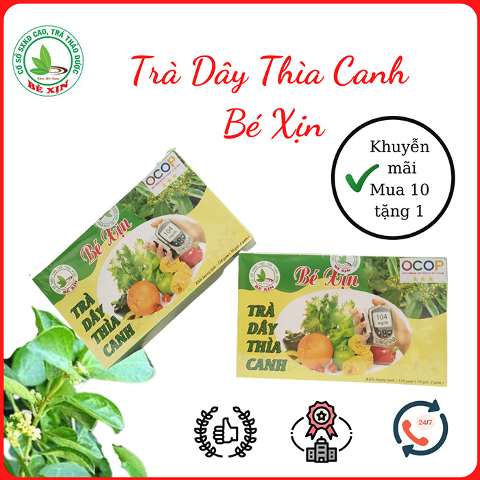 Trà Dây Thìa Canh Bé Xịn Hỗ Trợ Bệnh Tiểu Đường Dạng Túi Lọc 30 gói x 5GR 2