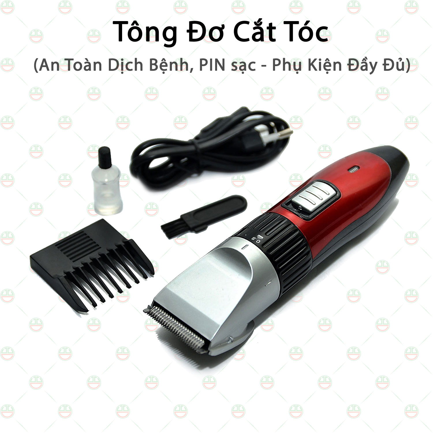 [An Toàn] Tông Đơ Cắt Tóc KhoNCC Hàng Chính Hãng Cho Trẻ Em Hay Người Lớn - Tiết Kiệm, Tránh Lây Nhiễm - KDHS-TDKM730 (Màu Ngẫu Nhiên)