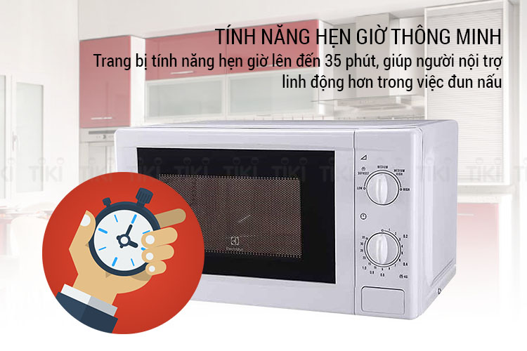 Lò Vi Sóng Electrolux EMM2021MW - 20L - Hàng chính hãng