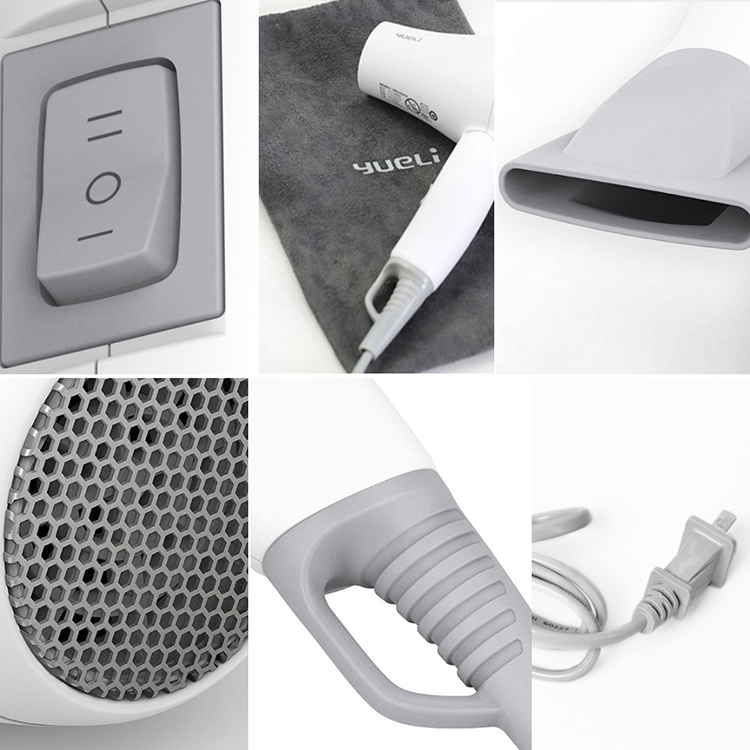 Original Xiaomi Mijia Yueli 1200 Watt Travel Electric Hair Dryer Air Blower Fast Dry Folding Compact Overheat Protection