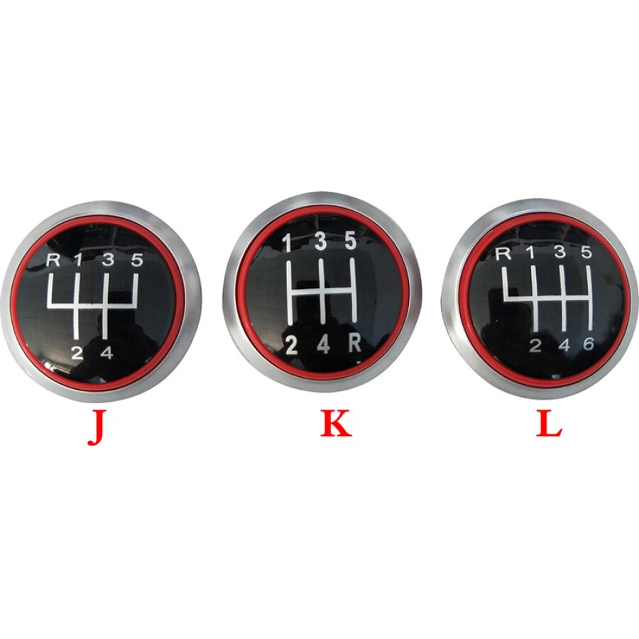 For Audi A4 S4 B8 8K A5 8T Q5 8R S Line 07-15 Shift Knobs with PU Leather Boot RED LINE Gear Shift Knob With Red Ring
