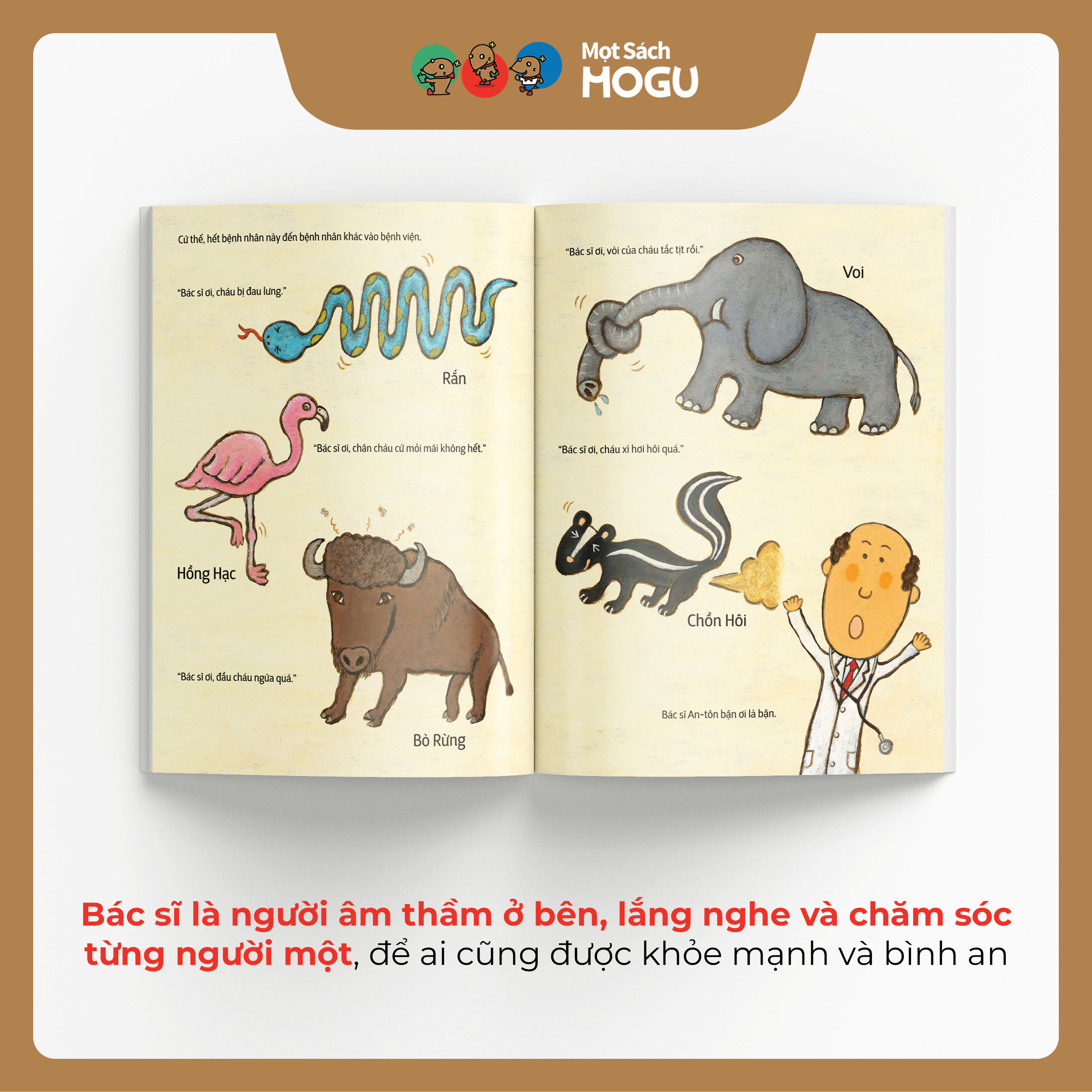 Truyện Ehon bé 3-4-5 tuổi - Bác sĩ An-tôn - Ngày bận rộn