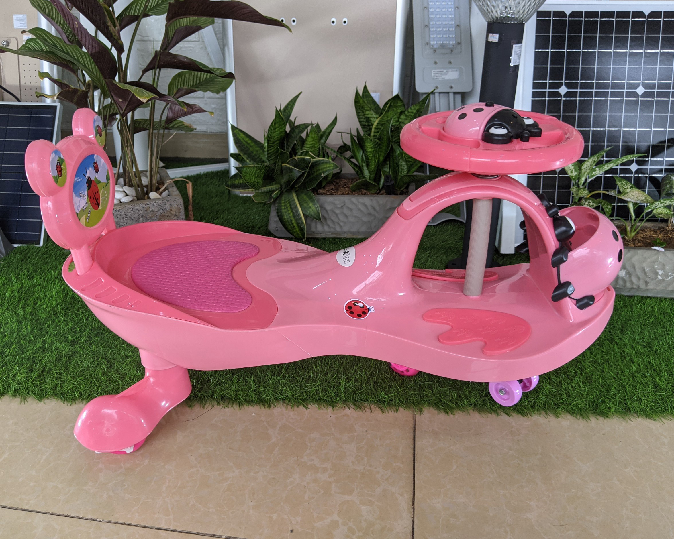 xe lắc tay cho bé có nhạc baby plaza hzl-288-1 15