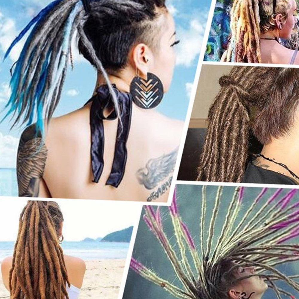 10 Sợi Tóc Bện Cá Tính Dreadlocks #24 (25 x 9 x 8cm)