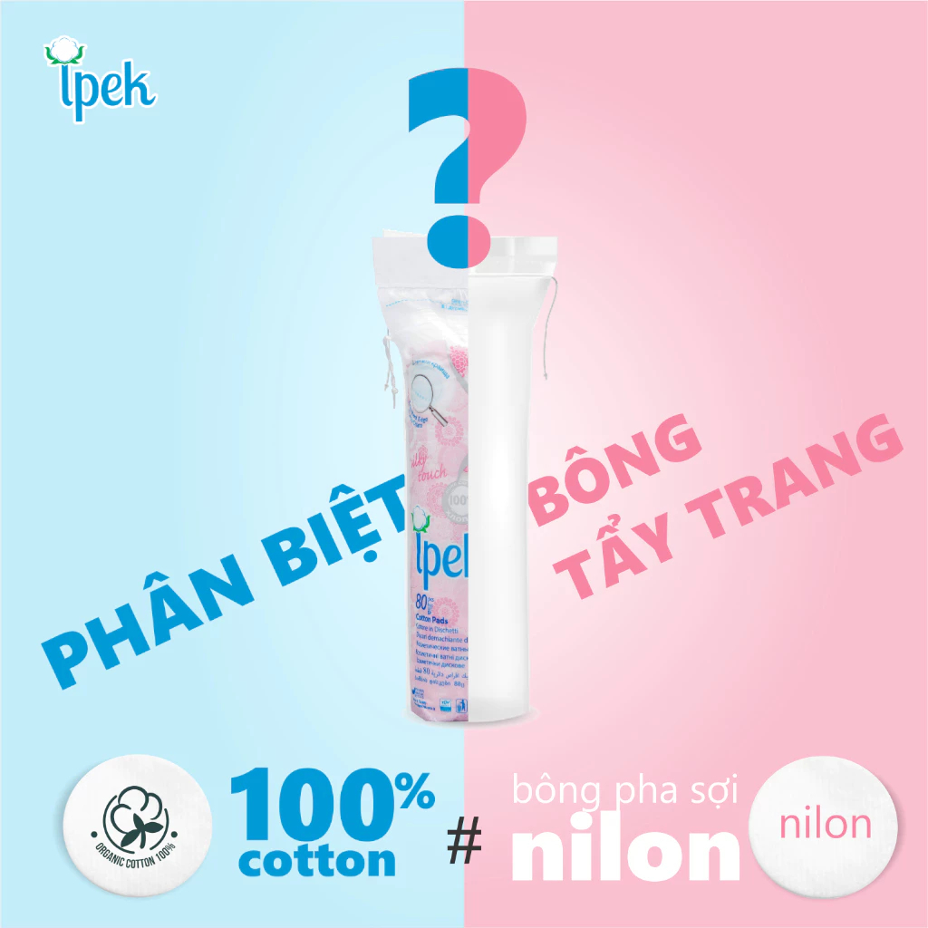 Bông Tẩy Trang Ipek 150 Miếng (Thổ Nhĩ Kỳ)
