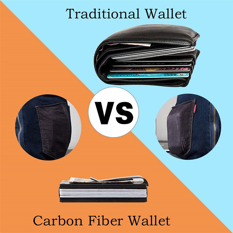 RFID Blocking Bank Credit Card Holder Case Metal Slim Travel Wallet Money Clip