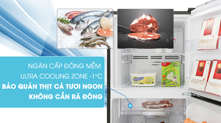 Tủ Lạnh Inverter Toshiba GR-B22VU-UKG (180L) - Hàng Chính Hãng