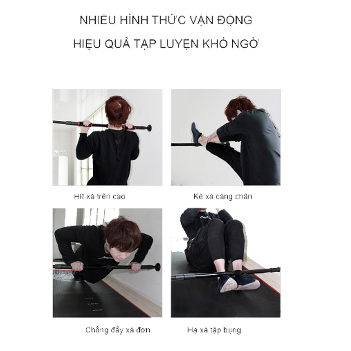 Các bài tập với xà đơn gắn cửa