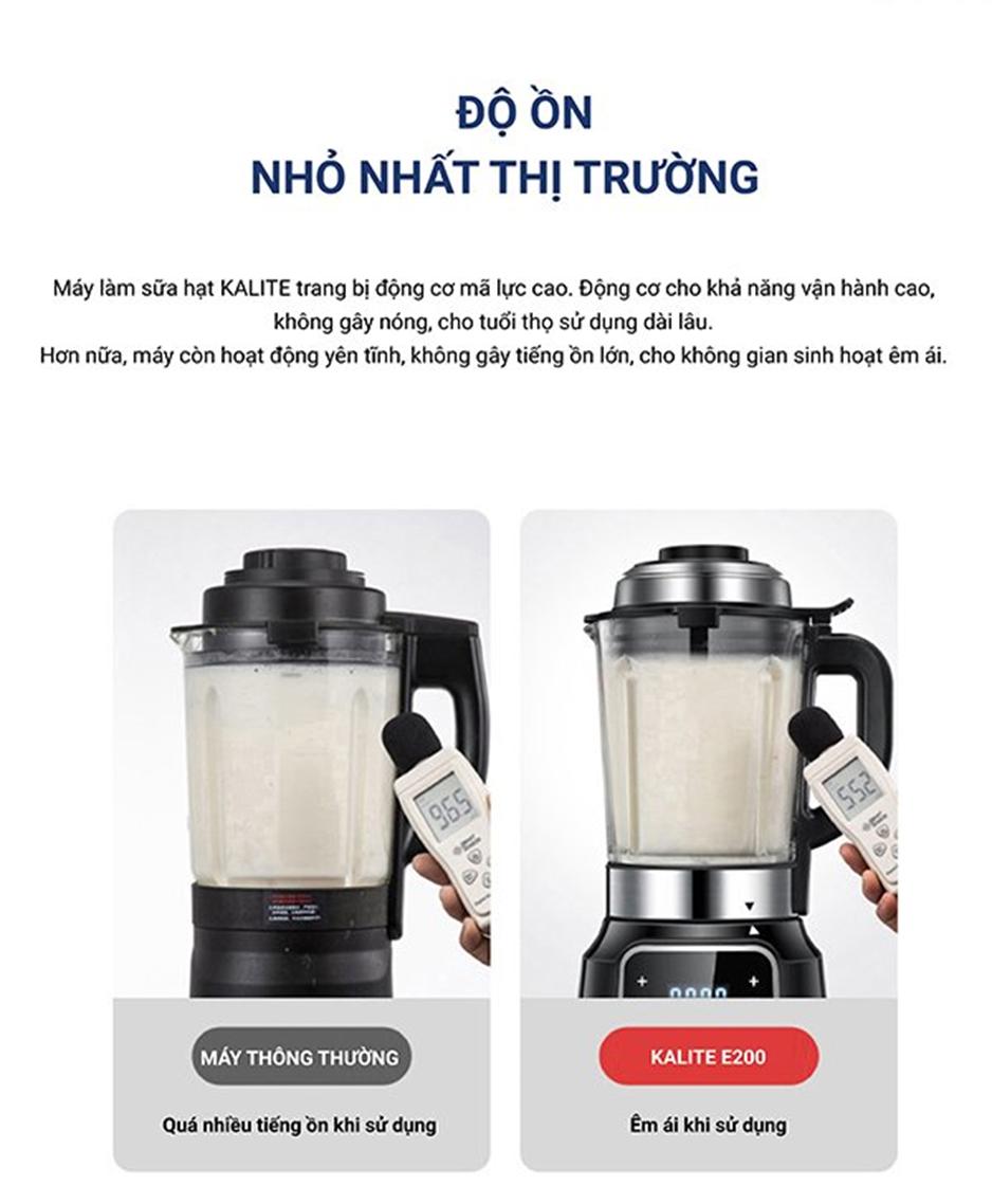 MÁY XAY NẤU SỮA HẠT KALITE E200-HÀNG CHÍNH HÃNG