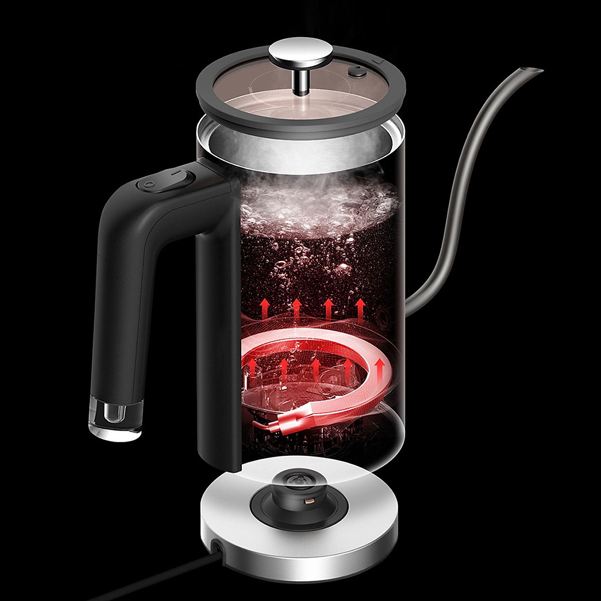 Xiaomi Deerma Electric Kettle Tea Coffee Water Pot Smooth Water Control Strix Temperature Control System LED Heating