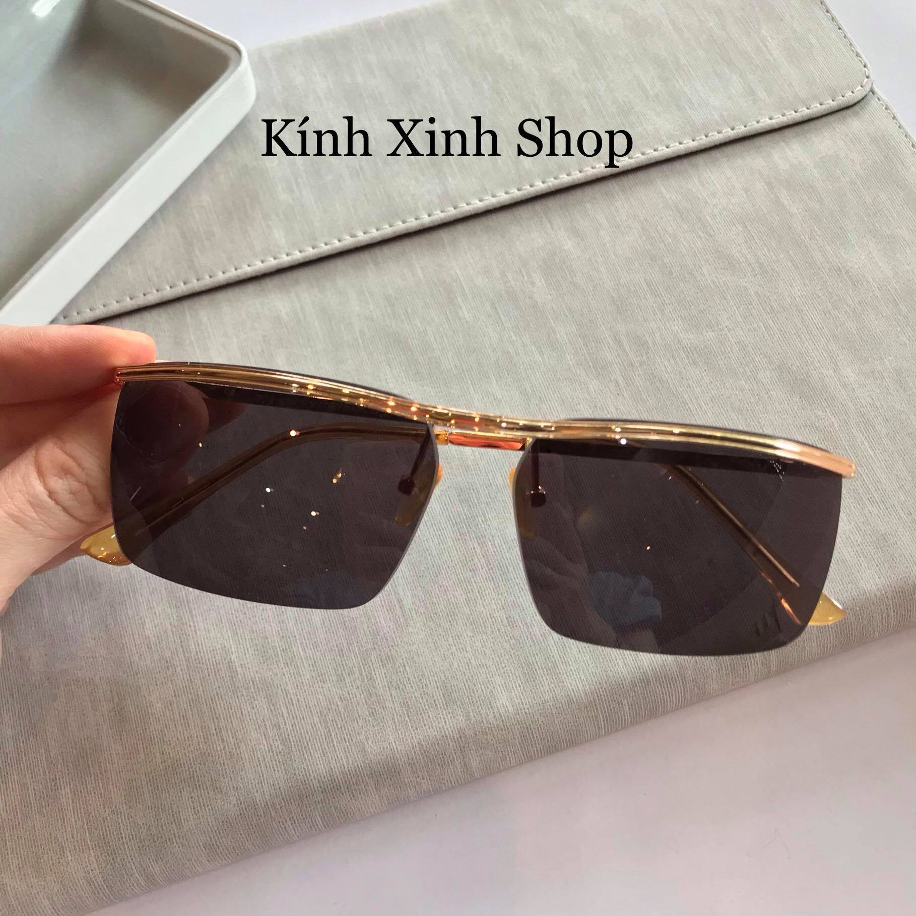 Kính râm Nam Amor Nửa viền 14K Ve Vàng Fullbox Phụ Kiện