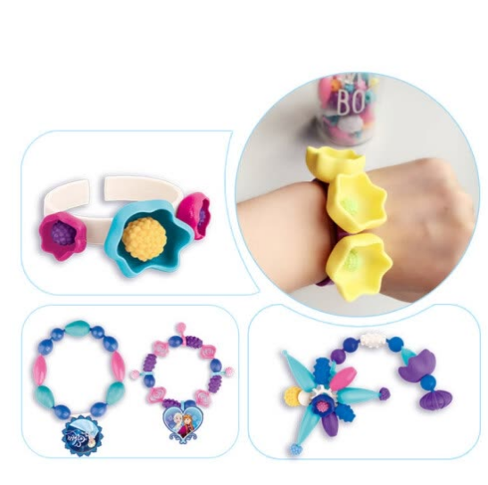 Bộ Đồ Chơi Láp Ráp Xâu Chuỗi Vòng Cổ Công Chúa Cho Bé Gái Disney DS-2566 (150 Chi Tiết)