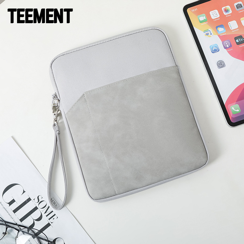 Túi Chống Sốc Đựng Ipad Teement, Máy Tính Bảng 2 Ngăn Kèm Khe Cắm Bút, Có Quai Xách Nhiều Size 8in, 9.7in, 10.2in, 10.5in, 11in - Hàng Chính Hãng