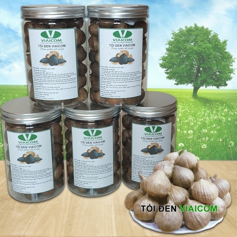 Tỏi đen cô đơn Viaicom - Lọ 250gram 1