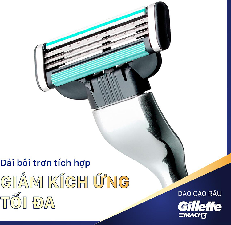 Lưỡi Dao Gillette Mach3 Classic (4 Lưỡi / Vỉ)