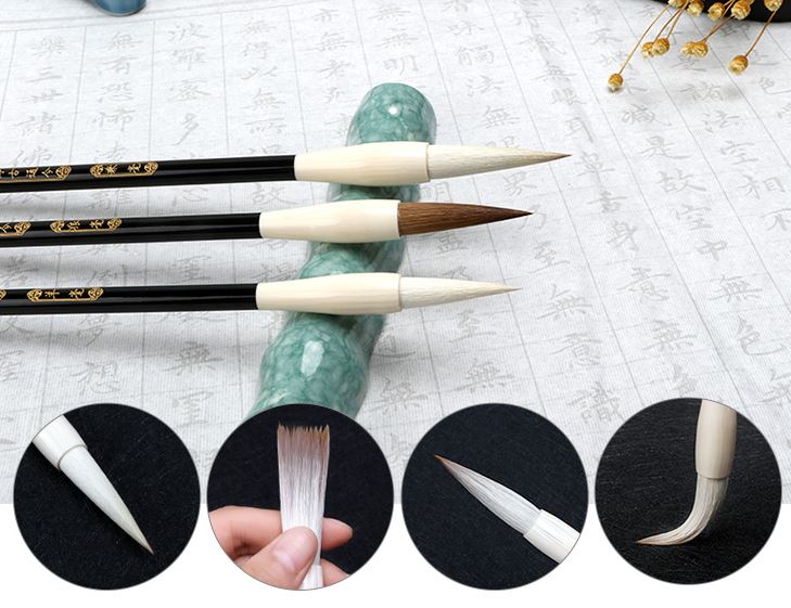 3 Bút Lông Viết Thư Pháp Shaoze