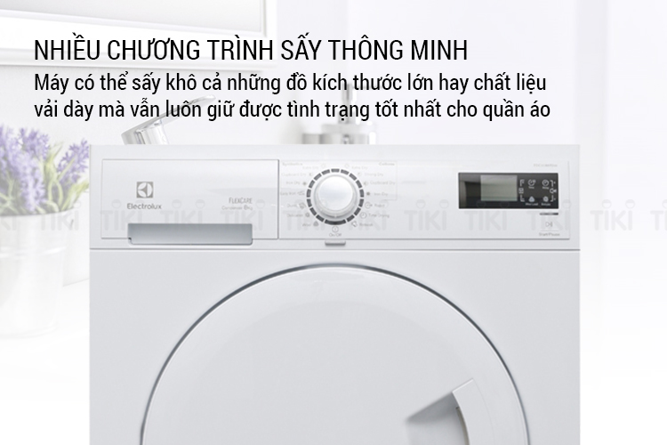Máy Sấy Cửa Trước Electrolux EDC2086PDW (8kg) - Trắng - Hàng Chính Hãng