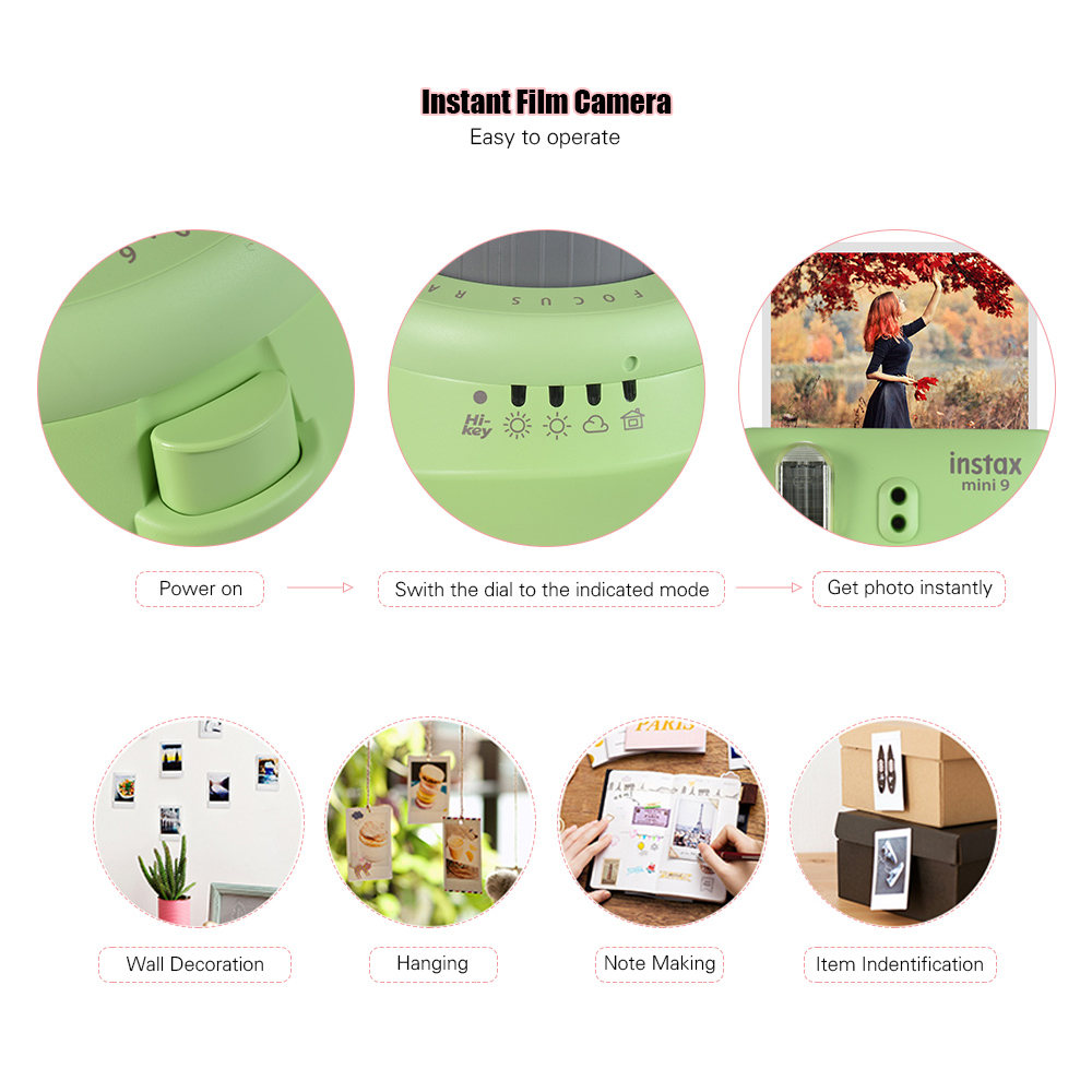 Máy Ảnh Selfie Lấy Liền Fujifilm Instax Mini 9
