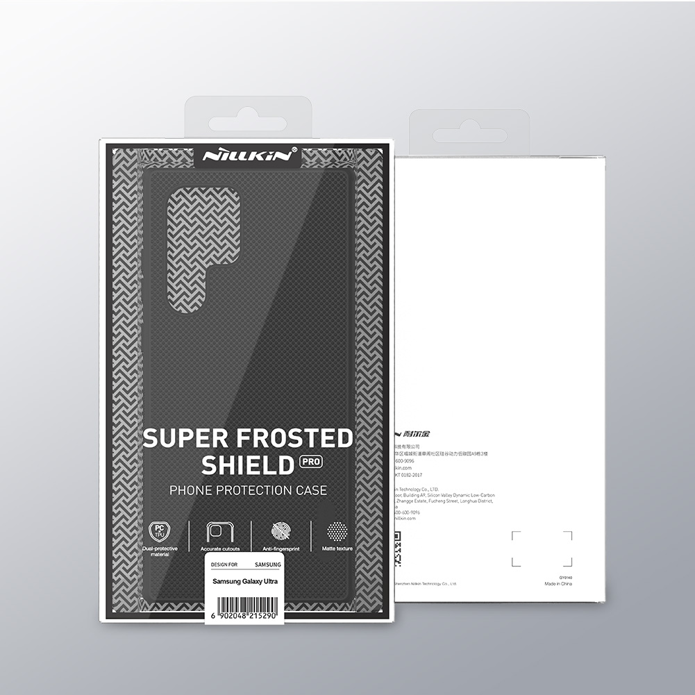 Ốp Lưng Nillkin Super Frosted Shield Pro cho Samsung Galaxy S22 Ultra - Hàng Nhập Khẩu