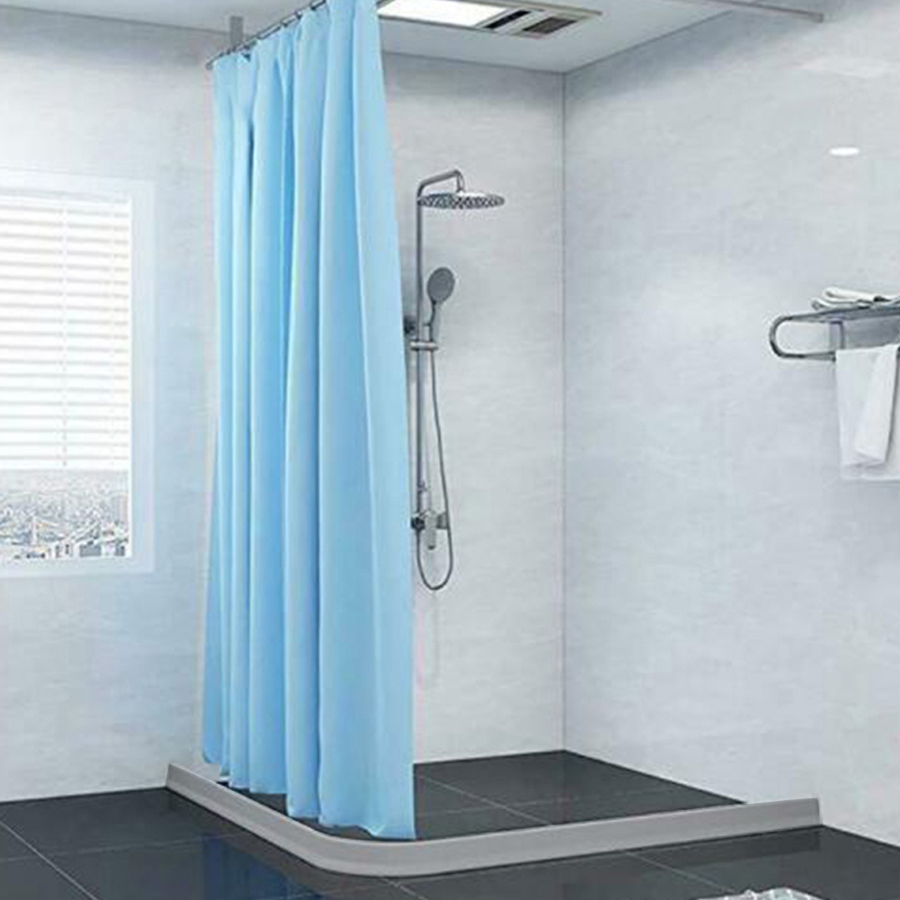 Dải chặn nước nhà tắm - Thanh Silicon chống thấm nước dùng cho nhà vệ sinh, chỗ rửa tay, phòng giặt 