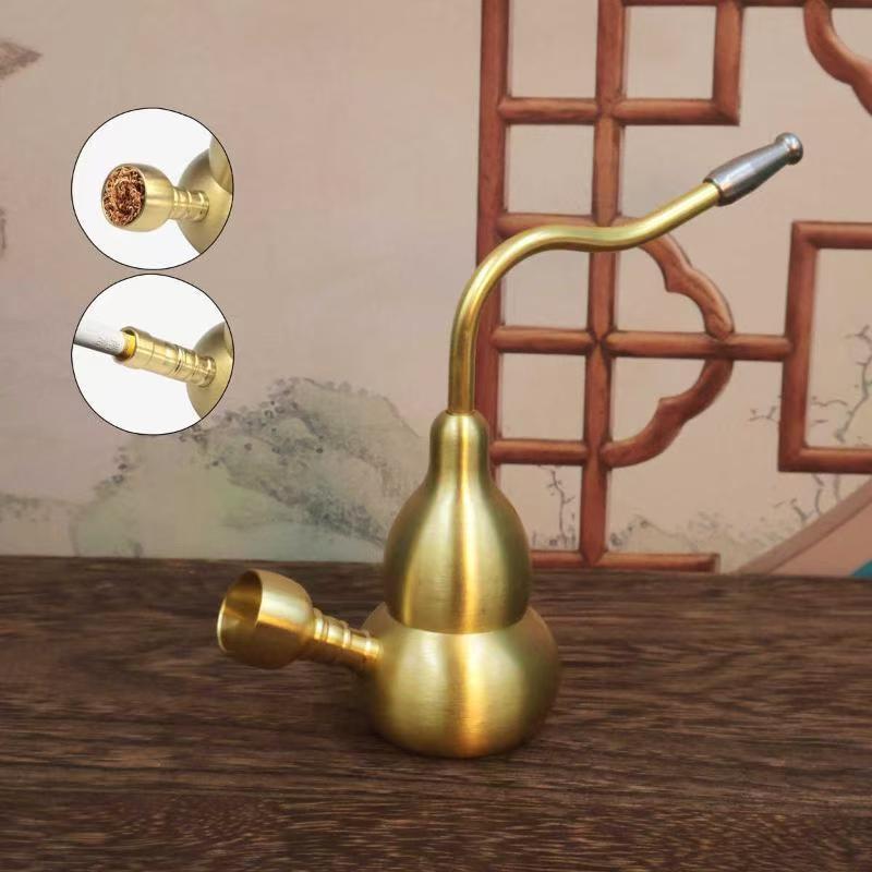 Bình Hồ Lô Lọc Thuốc L,á Bằng Đồng Cao Cấp. Sử Dụng Đa Năng Tiện Lợi, Tháo Lắp Vệ Sinh Dễ Dàng