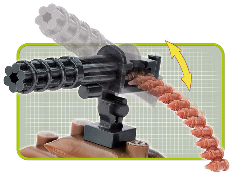 Đồ Chơi Lắp Ráp Chiến Hào Lưu Động COBI - 2197