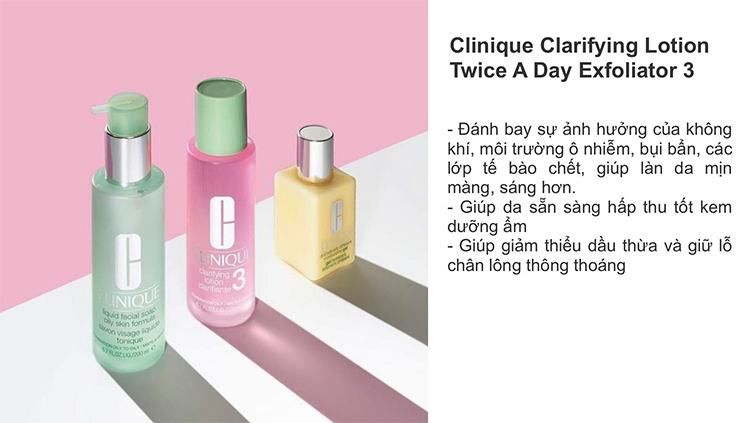 Bộ Sản Phẩm Dưỡng Da Dành Cho Da Hỗn Hợp, Da Dầu Clinique Great Skin Home and Away Gift Set Skin Types 3, 4 (Tặng túi ngẫu nhiên)
