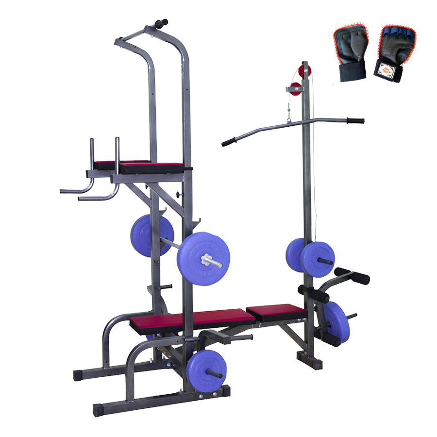 Giàn tạ đa năng có xà đơn xà kép