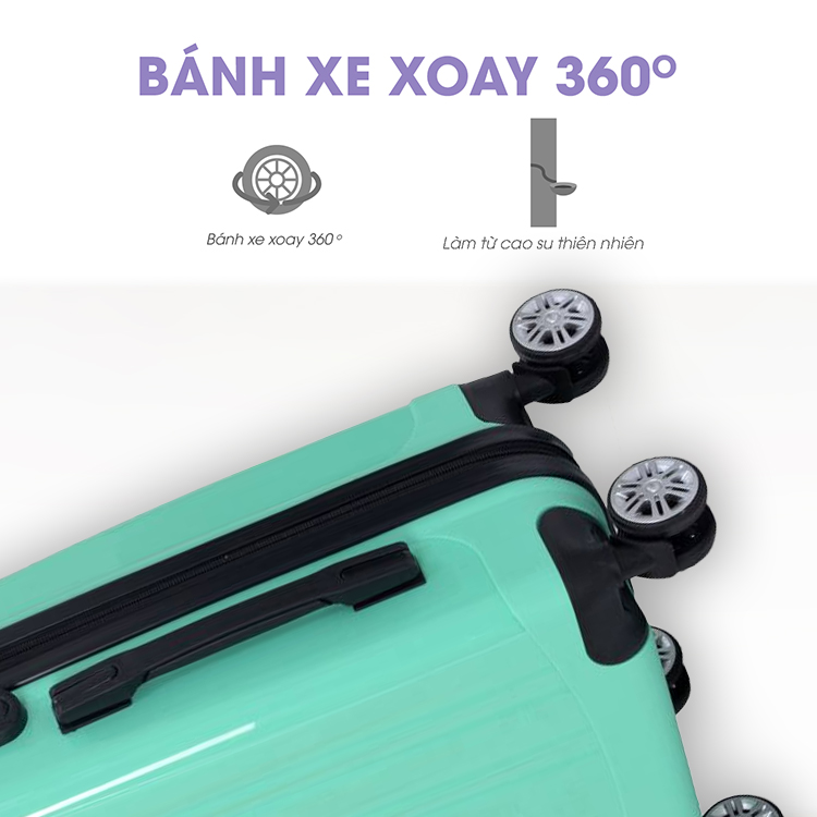 Vali Nhựa Dẻo TRIP PP103 - Xanh Ngọc